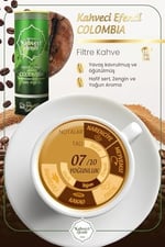 kahveci efendi Colombia Filtre Kahve Premium Teneke Kutu 150g