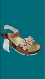 Kahverengi 11238 Kız Çocuk Düz Sandalet-1