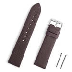 Kahverengi Spor Hakiki Floter Deri Saat Kordonu Kayış 20-22-24-26mm