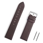Kahverengi Spor Hakiki Floter Deri Saat Kordonu Kayış 20-22-24-26mm