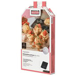 Kaiser İlham Veren Küçük Ekmek Pişirme Kalıbı Delikli 28 X 19 Cm, 6 Küçük Ekmek İçin Pişirme Kalıbı, Yapışmaz Kaplamalı, Ekşi Hamuruna Dayanıklı