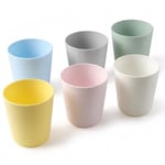 Kalas Ikea 004 613.79 Çocuk Plastik Bardağı Pastel Çok Renkli 17 cm (6'lı Paket)