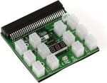 KALEA-INFORMATIQUE HP güç kaynakları için 1200w 750w Breakout Board - 12 P6 bağlantı noktası - gerilim göstergesi - ikinci güç kaynağı senkronizasyonlu.