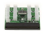 KALEA-INFORMATIQUE HP güç kaynakları için 1200w 750w Breakout Board - 12 P6 bağlantı noktası - gerilim göstergesi - ikinci güç kaynağı senkronizasyonlu.