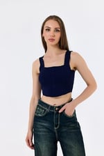 KALIN ASKILI POLİAMİD BLUZ CROP