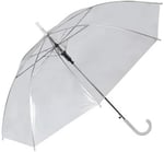 Kaliteli Şık 8 Telli Baston Unısex Şeffaf Şemsiye 71 Cm Uzunluk, 90 Cm Açık Çap