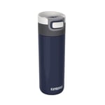 Kambukka Termos Kupa 500 ml - Paslanmaz Çelik Kahve Kupası - Sızdırmaz ve Sızdırmaz - Yalıtımlı Kupa, Seyahat & Kahve Kupası - 9 Saat Sıcak / 18 Saat Soğuk Tutar - Model ETNA DENIM BLUE