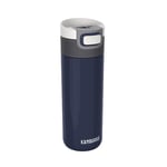 Kambukka Termos Kupa 500 ml - Paslanmaz Çelik Kahve Kupası - Sızdırmaz ve Sızdırmaz - Yalıtımlı Kupa, Seyahat & Kahve Kupası - 9 Saat Sıcak / 18 Saat Soğuk Tutar - Model ETNA DENIM BLUE
