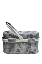 Kamuflaj Desen Piknik Taşıma Çantası, Thermo Özellikli Soğuk-Sıcak Koruma Özellikli Yemek Çantası, Termos Çanta 26x45x26 cm 27 Litre (Asorti)