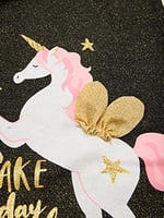 Kanatlı Unicorn Kız Çocuk Elbise