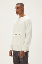 KANGAROO CREWNECK MARSHMALLLOW