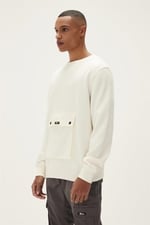 KANGAROO CREWNECK MARSHMALLLOW