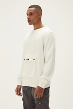 KANGAROO CREWNECK MARSHMALLLOW