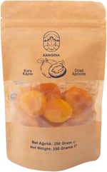 Kangina Malatya Sarı Kuru Kayısı 250g - Birinci Sınıf İri Boy,%100 Doğal ve Katkısız, Yumuşak Doku, Gurme Atıştırmalık ve Premium Lezzet