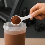 Kanji 6'lı Beyaz Ölçü Kaşığı Seti (2 x 3’lü Takım) – 30 ml Plastik Gıda Ölçüm Kaşığı – Kahve, Mama, Baharat ve Toz Karışımlar İçin Gıda Temasına Uygun Pratik Plastik Kaşık