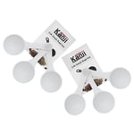Kanji 6'lı Beyaz Ölçü Kaşığı Seti (2 x 3’lü Takım) – 30 ml Plastik Gıda Ölçüm Kaşığı – Kahve, Mama, Baharat ve Toz Karışımlar İçin Gıda Temasına Uygun Pratik Plastik Kaşık
