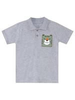 Kaplan Erkek Çocuk Polo Yaka T-shirt Şort Takım