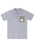 Kaplan Erkek Çocuk Polo Yaka T-shirt Şort Takım