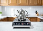 Kapp 3500W Profesyonel Indüksiyon Ocak, Model IH35, Dijital Ekran, Paslanmaz Çelik