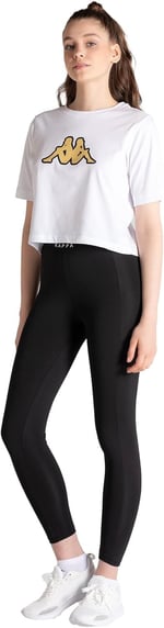 Kappa 331L23W Logo Teoin Siyah Kadın T-Shirt