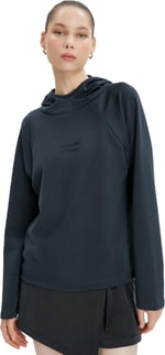 Kapşonlu Sweatshirt Dik Yaka Rahat Kesim Modal Kumaş Yumuşak Tuşe Dokulu
