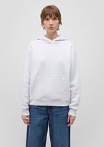 Kapüşonlu Açık Gri Basic Sweatshirt 167299-85438