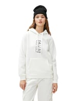 Kapüşonlu Sweatshirt Nakışlı Kanguru Cepli Uzun Kollu