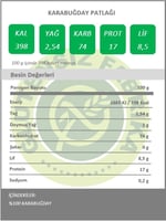 Karabuğday Patlağı Sade 1 Paket Glutensiz Vegan Sade 100 Gram
