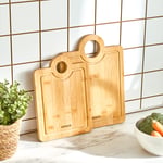 Karaca Alis Bamboo 2'li Pro Kesme Tahtası