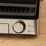 Karaca Biogranit 6 Dilim Kapasiteli Paslanmaz Çelik Izgara ve Tost Makinesi Inox 2000W