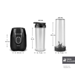Karaca Blendfit Go Personal Kişisel Smoothie Blender Çift Hazne Rosegold 600ml & 400ml