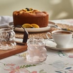 Karaca Bubble 6'lı Kahve Yanı Bardağı Şeffaf 90 ml
