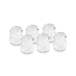 Karaca Bubble 6'lı Kahve Yanı Bardağı Şeffaf 90 ml