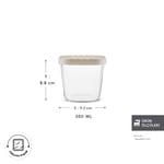 Karaca Bumpy Kare Cam Saklama Kabı 350 ml