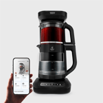Karaca Çaysever Robotea Pro Connect 4 in 1 Konuşan Cam Çay Makinesi Rosegold