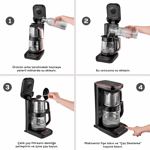 Karaca Çaysever Robotea Pro Quartz 4 in 1 Konuşan Çay Makinesi