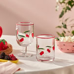 Karaca Cherry Kadeh 390 ml Kırmızı