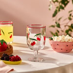 Karaca Cherry Kadeh 390 ml Kırmızı
