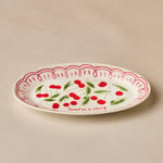 Karaca Cherry Time Kayık Tabak 20 cm