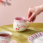 Karaca Cherry Time Kupa Pembe 355 ml