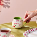Karaca Cherry Time Kupa Yeşil 355 ml