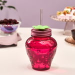 Karaca Çilek Transparent Pipetli Su Şişesi 750 Ml