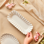 Karaca Daisy Derin Kayık Tabak 26 cm