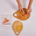 Karaca Damla 2'li Bambu Kesme Tahtası - Seçenekler: Standart 5li paket, Standart