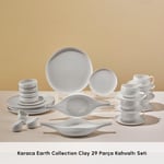 Karaca Earth Collection Clay 29 Parça 6 Kişilik Kahvaltı Takımı