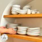 Karaca Earth Collection Cupid 38 Parça 8 Kişilik Yemek Takımı Krem