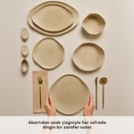 Karaca Earth Collection Epic 38 Parça 8 Kişilik Yemek Takımı