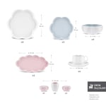 Karaca Earth Collection Pinky Cloud 29 Parça 6 Kişilik Kahvaltı Takımı
