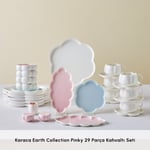 Karaca Earth Collection Pinky Cloud 29 Parça 6 Kişilik Kahvaltı Takımı