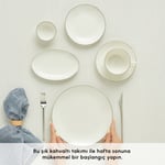 Karaca Elegance Bone Marcelo 26 Parça 6 Kişilik Kahvaltı Takımı Platin